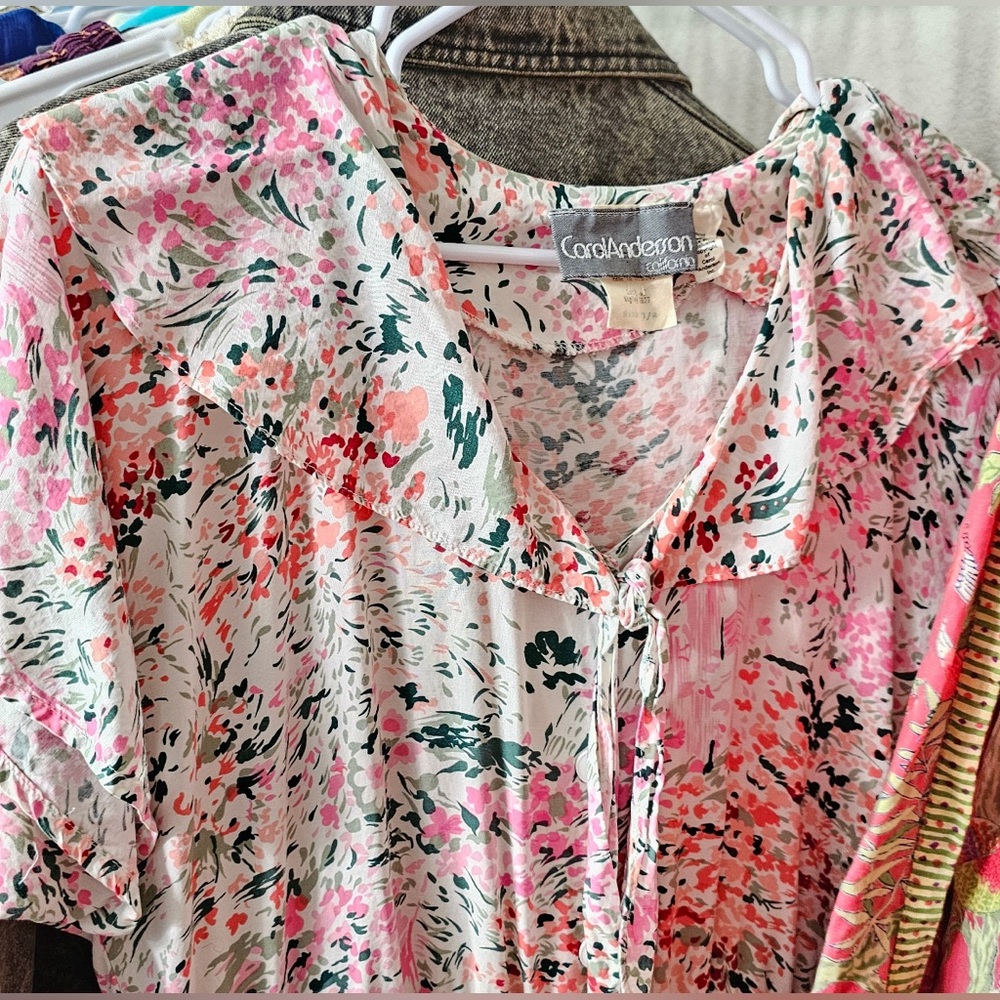 M031 - Vintage CAROL ANDERSON Sweet Floral Dress
